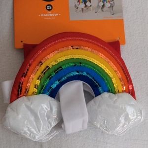 Extra-Small Rainbow Vest for Cat or Dog